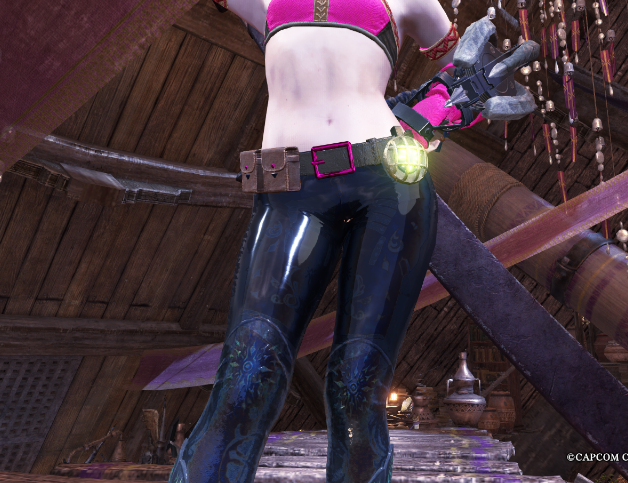 《怪物獵人世界：冰原》女性角色誘人緊身膠褲MOD