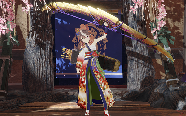 《怪物獵人崛起：曙光》賽馬娘皇帝弓道服MOD