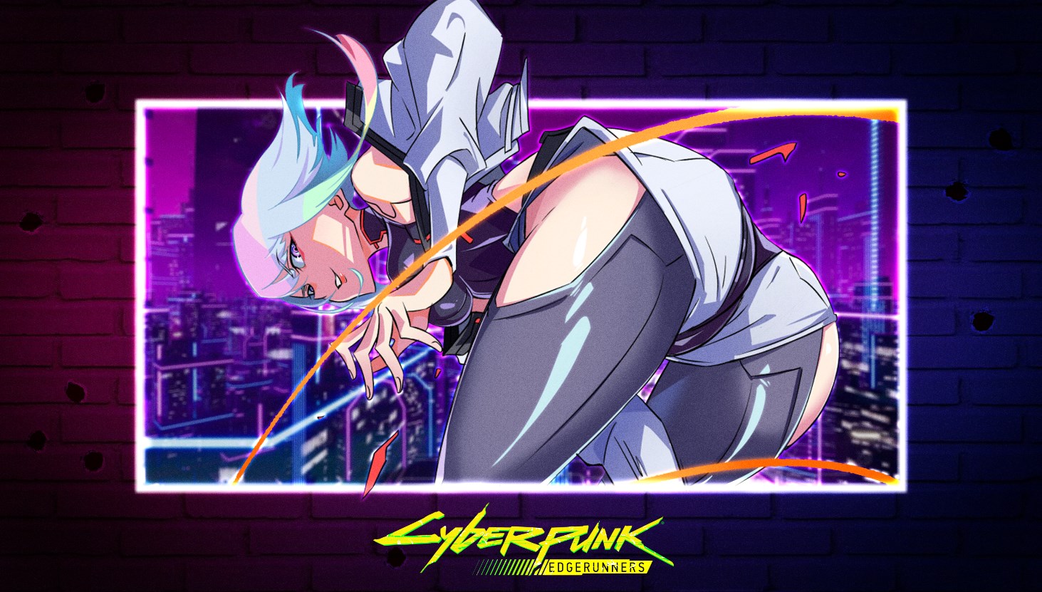 《Wallpaper Engine》賽博朋克邊緣行者露西人物動態壁紙
