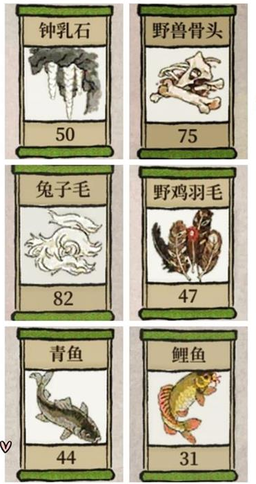 《江南百景圖》桃花村特殊物資采集方法