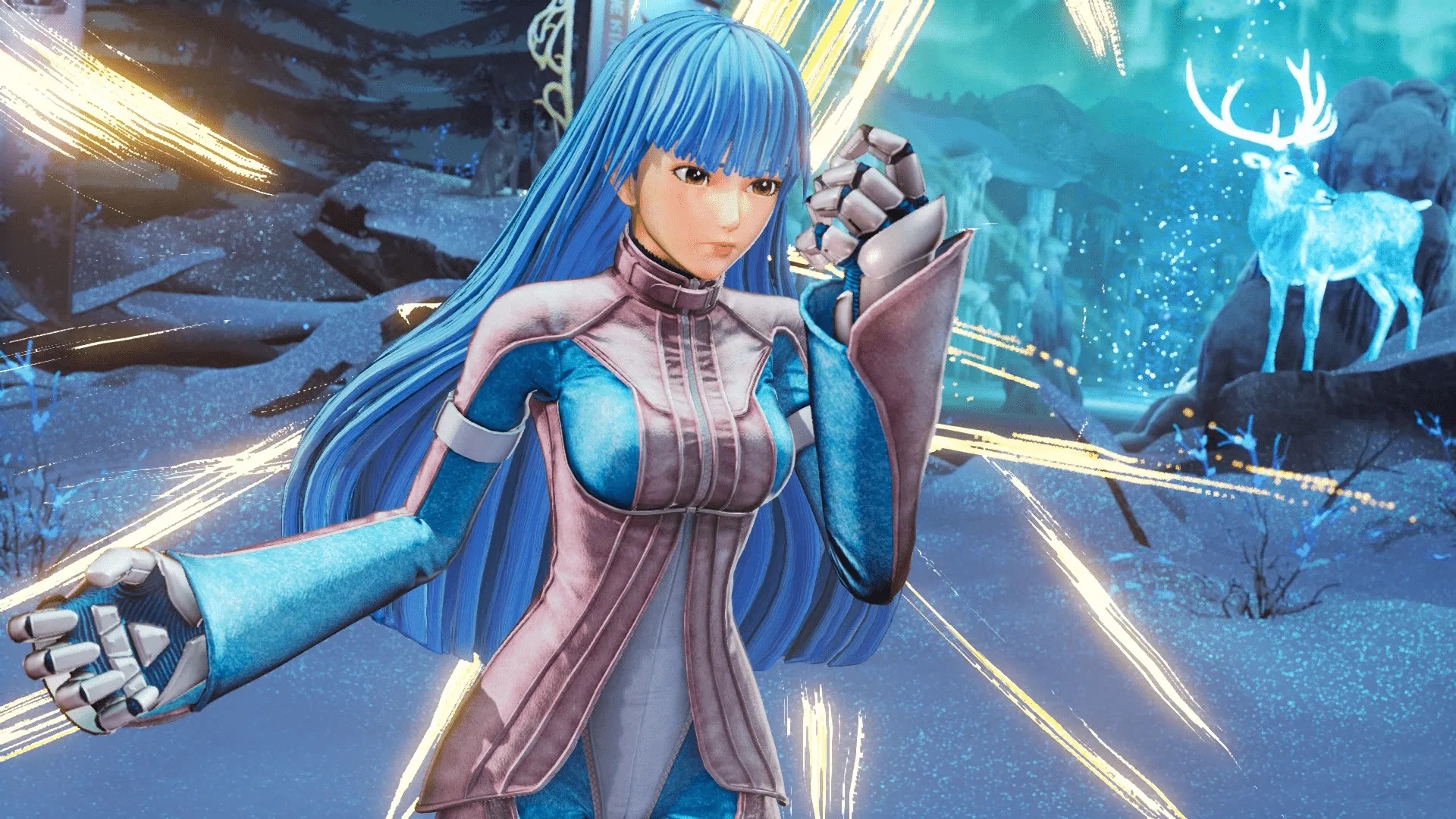 《拳皇15》庫拉清心冰蓮服裝造型MOD