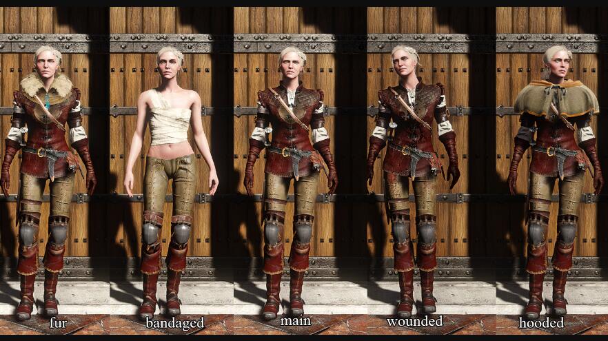 《巫師3次世代版》希里蝎尾獅學(xué)派服裝MOD