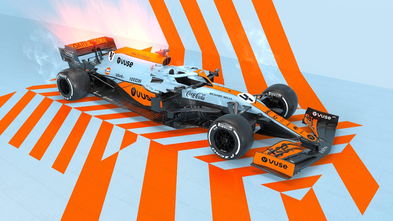 《Wallpaper Engine》海灣石油涂裝MCL35M賽車動態(tài)壁紙