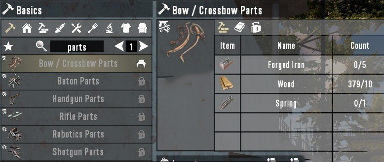 《七日殺》天賦解鎖武器零件制作MOD