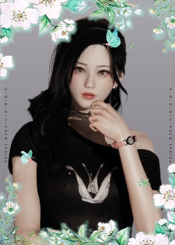 《AI少女》長發黑絲御姐雯雯MOD