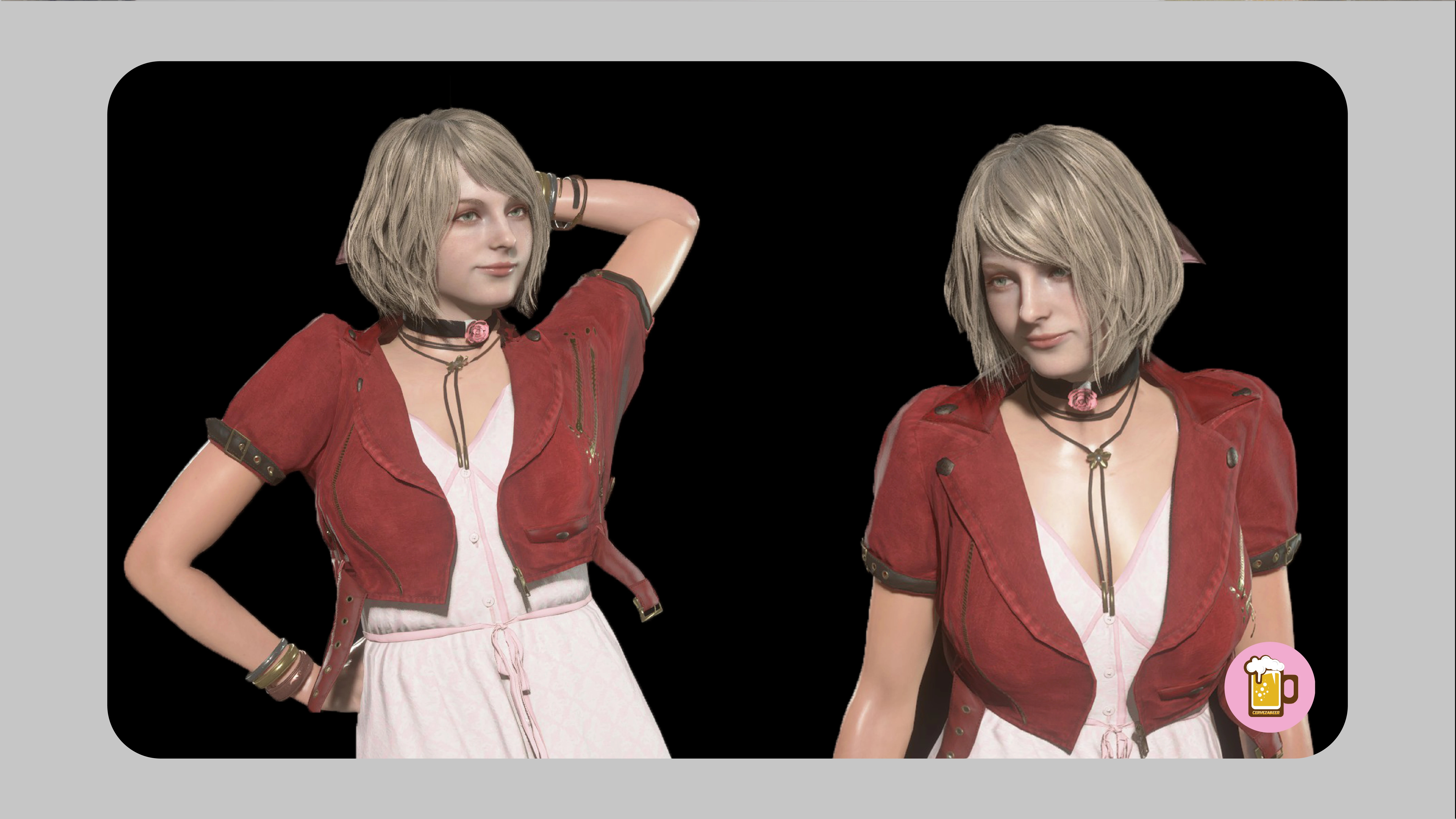 《生化危機4：重制版》阿什莉最終幻想愛麗絲服裝MOD