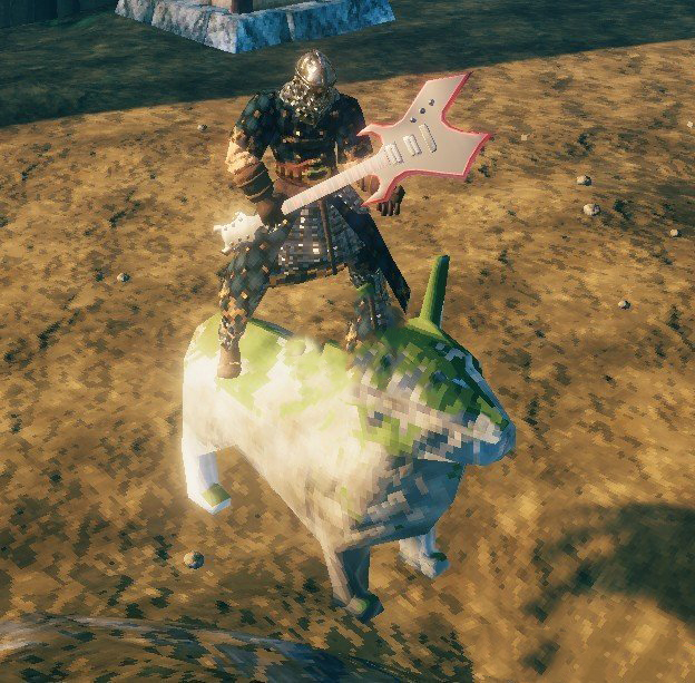 《Valheim：英靈神殿》吉他斧MOD