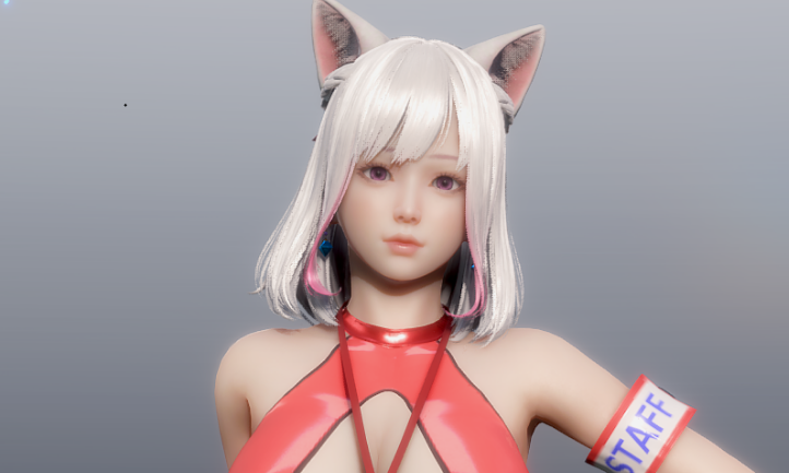 《ROOM Girl》白發貓娘賽車女郎MOD