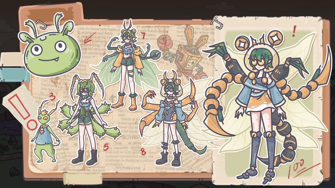 《當神奇光芒落下》自然系主角形態一覽