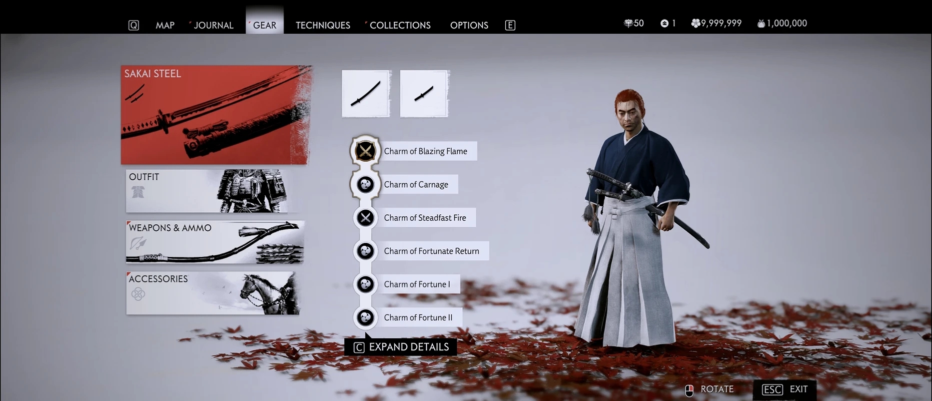 《對馬島之魂：導演剪輯版》浪客劍心的藍色服裝和發(fā)色MOD