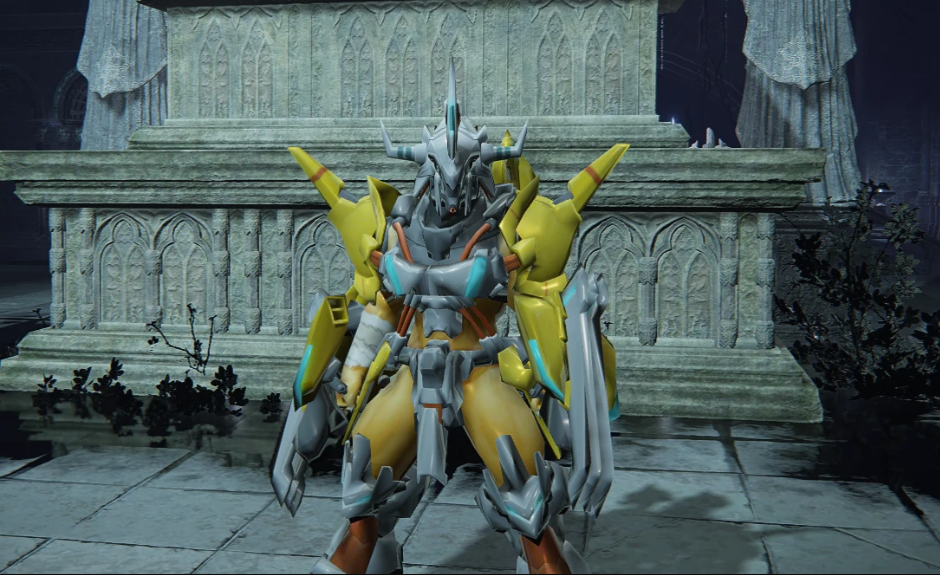 《艾爾登法環(huán)》戰(zhàn)斗暴龍獸ⅩMOD