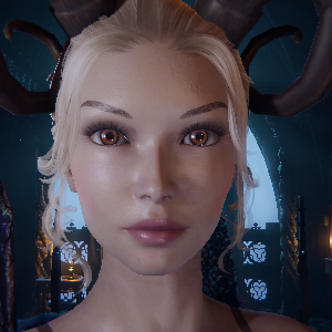 《懲戒魅魔》棕眸白發黃皮少女捏臉MOD