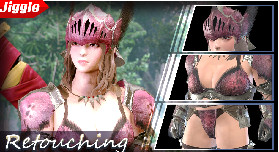 《怪物獵人：崛起》MadyHeim的蠻顎龍套裝外觀MOD