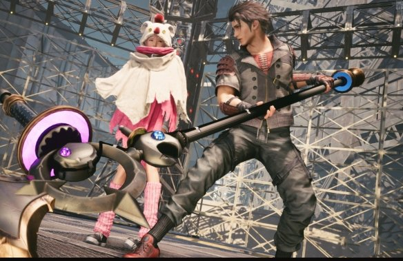 《最終幻想7：重制版》魔法裝甲玫瑰風替換索農法杖MOD