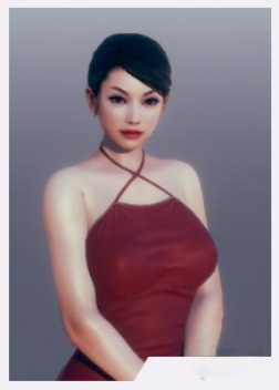 《AI少女》紅色禮服端莊美人MOD
