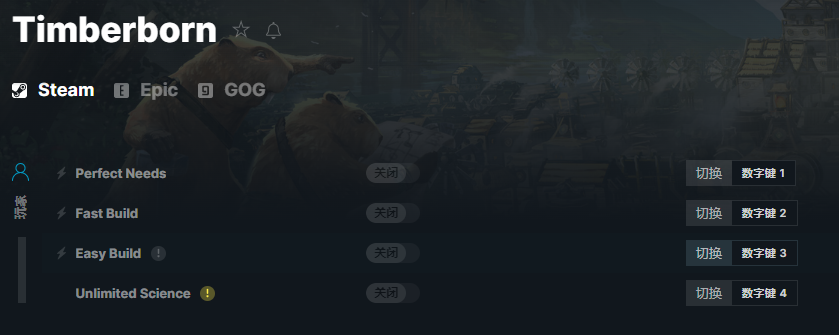 《Timberborn》v2023.06.08四項修改器[STiNGERR]