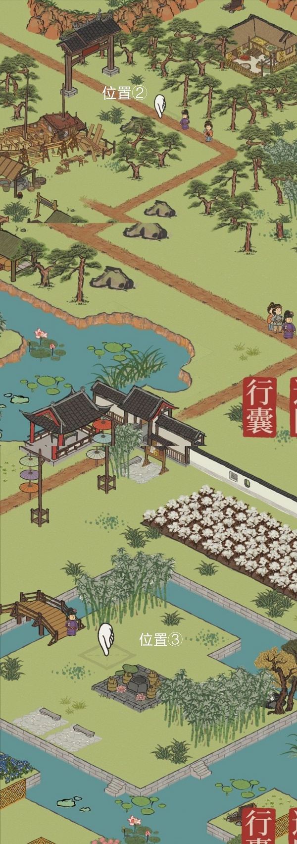 《江南百景圖》杭州錢塘門土地公位置