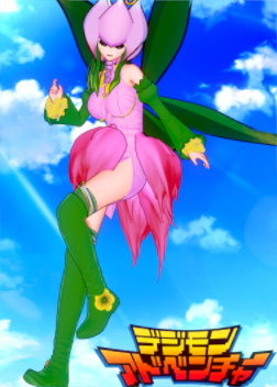 《戀活Sunshine》數(shù)碼寶貝可愛花仙獸MOD