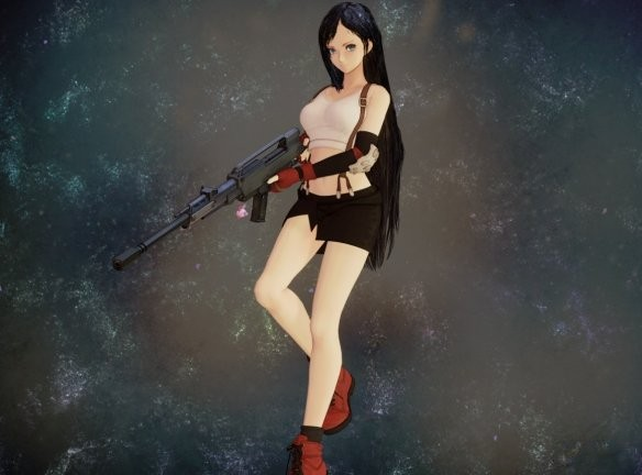 《破曉傳說》蒂法性感背心短裙替換希儂服裝MOD