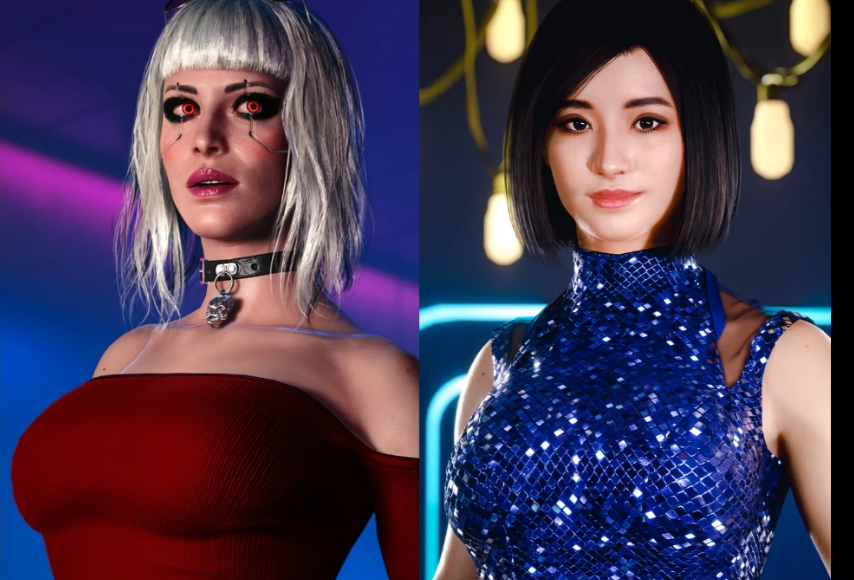 《賽博朋克2077》Nola系列性感服裝Hyst全身MOD[支持v2.01]