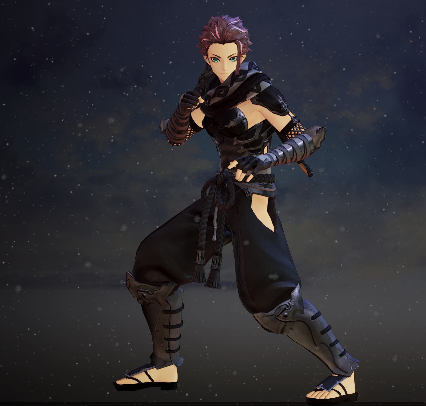 《破曉傳說》洛黑色忍者夜行衣MOD