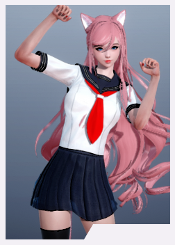 《AI少女》粉毛JK水手服小姐姐MOD