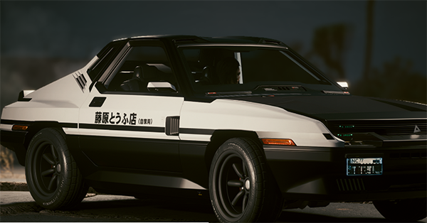 《賽博朋克2077》頭文字DAE86車MOD