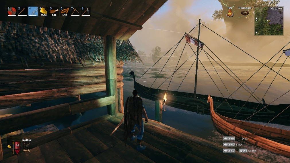 《Valheim：英靈神殿》視角自動變焦MOD