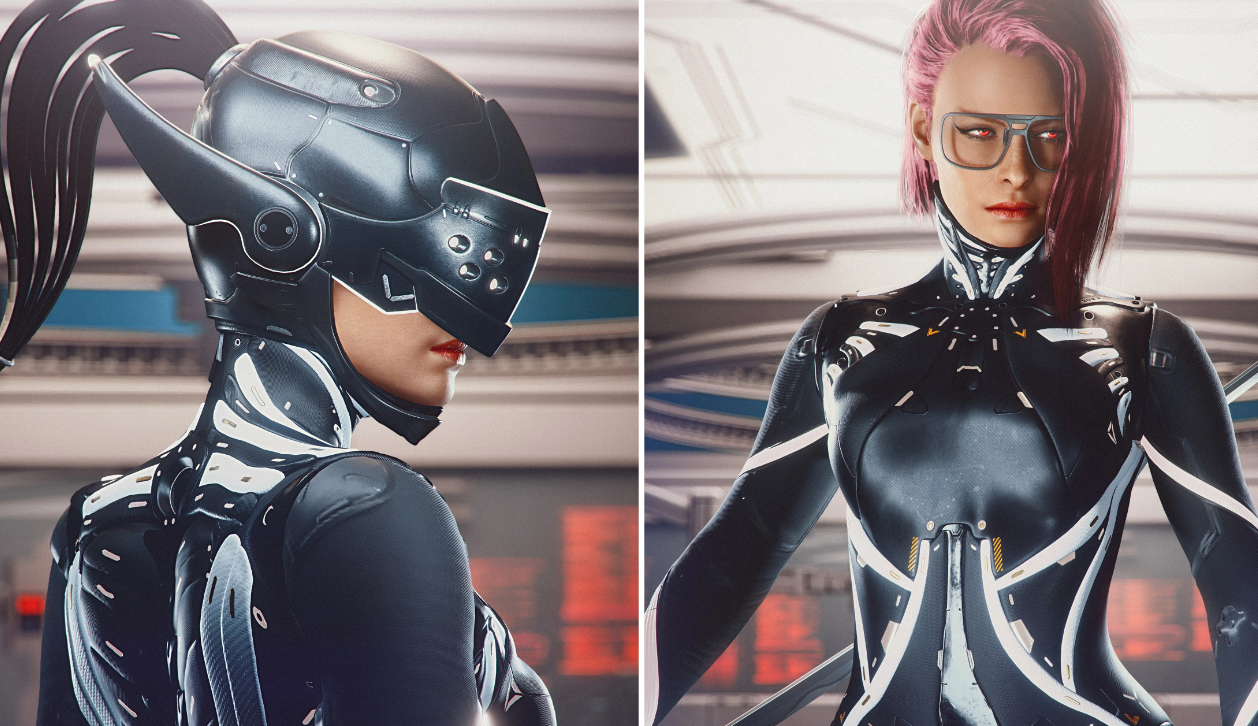 《賽博朋克2077》女V神經(jīng)突擊隊套裝MOD[支持v2.02]