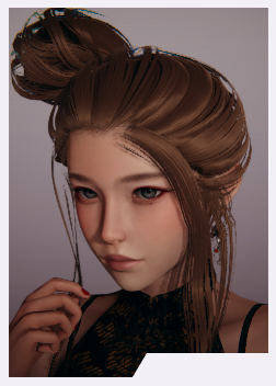《AI少女》黑色緊身連衣裙時(shí)尚金發(fā)小姐姐MOD