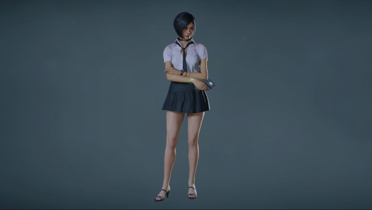 《生化危機2：重制版》艾達王性感校服高跟涼鞋MOD[僅支持舊版本]