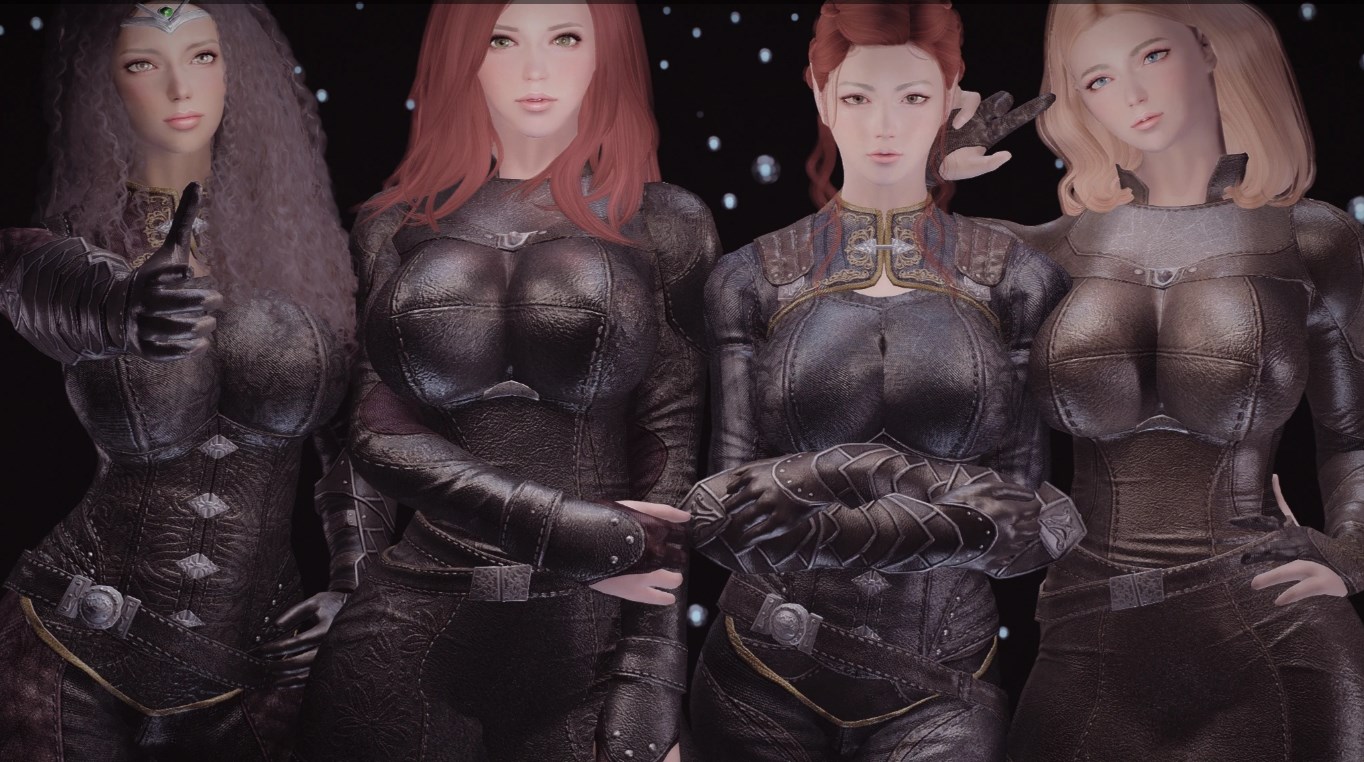 《上古卷軸5：天際重制版》美女隨從世代追隨包MOD