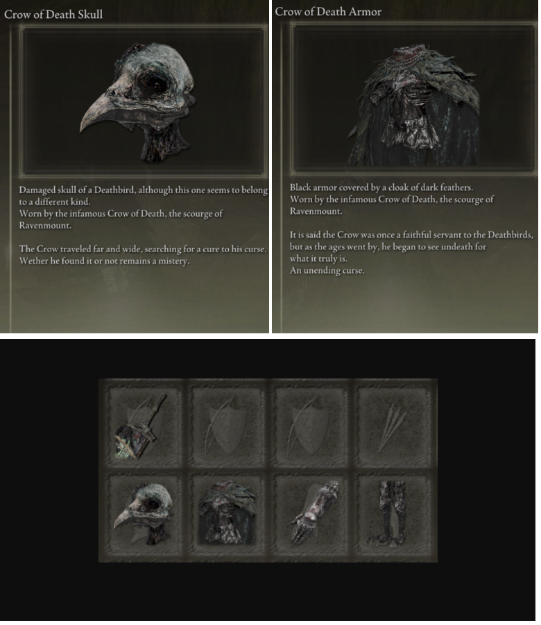 《艾爾登法環》死亡黑鴉套裝MOD