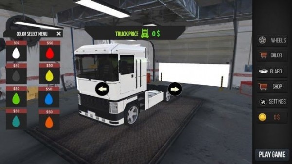 卡車運(yùn)輸重載模擬