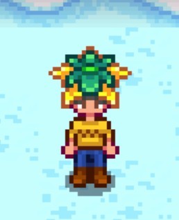 《星露谷物語》可愛植物帽子MOD