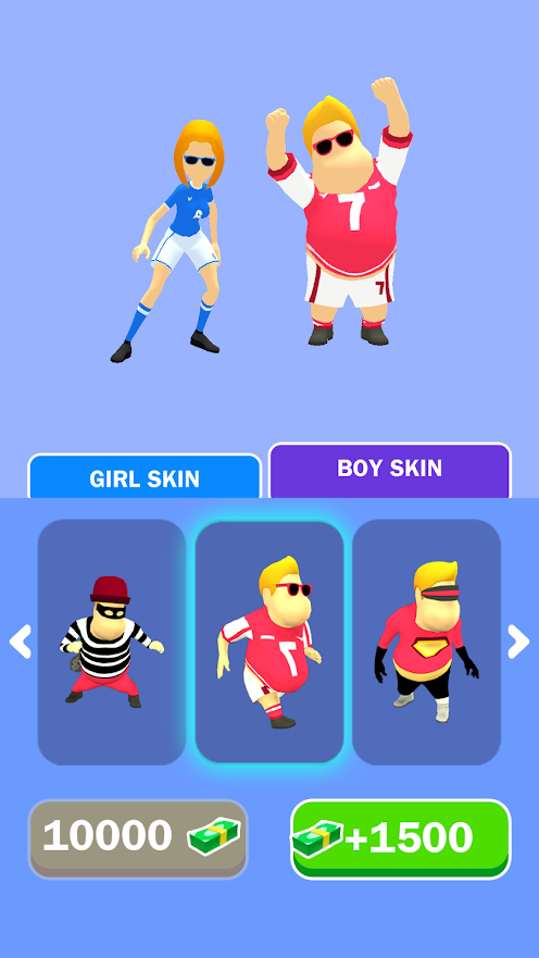 胖男孩瘦女孩