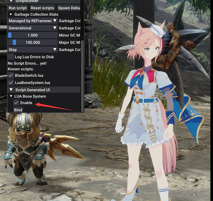《怪物獵人崛起：曙光》Lua骨骼系統(tǒng)v2.0MOD