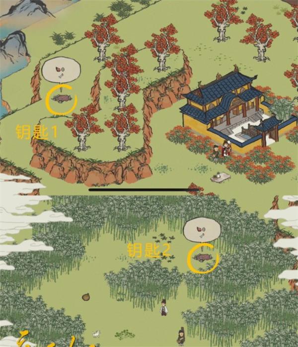 《江南百景圖》限時(shí)探險(xiǎn)寶箱和鑰匙位置一覽