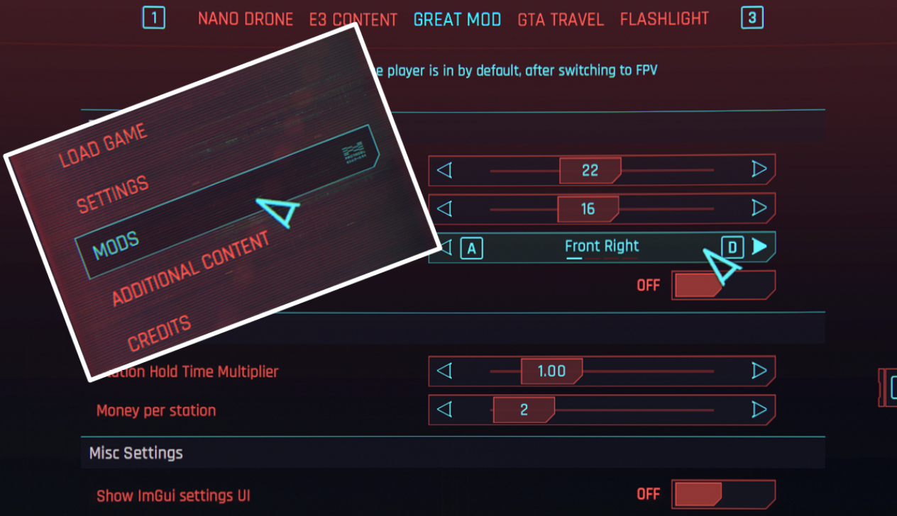 《賽博朋克2077》NativeSettingsUI單獨設置界面[支持v2.02]