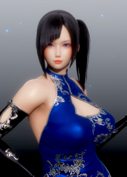 《ROOM Girl》性感藍色旗袍御姐MOD