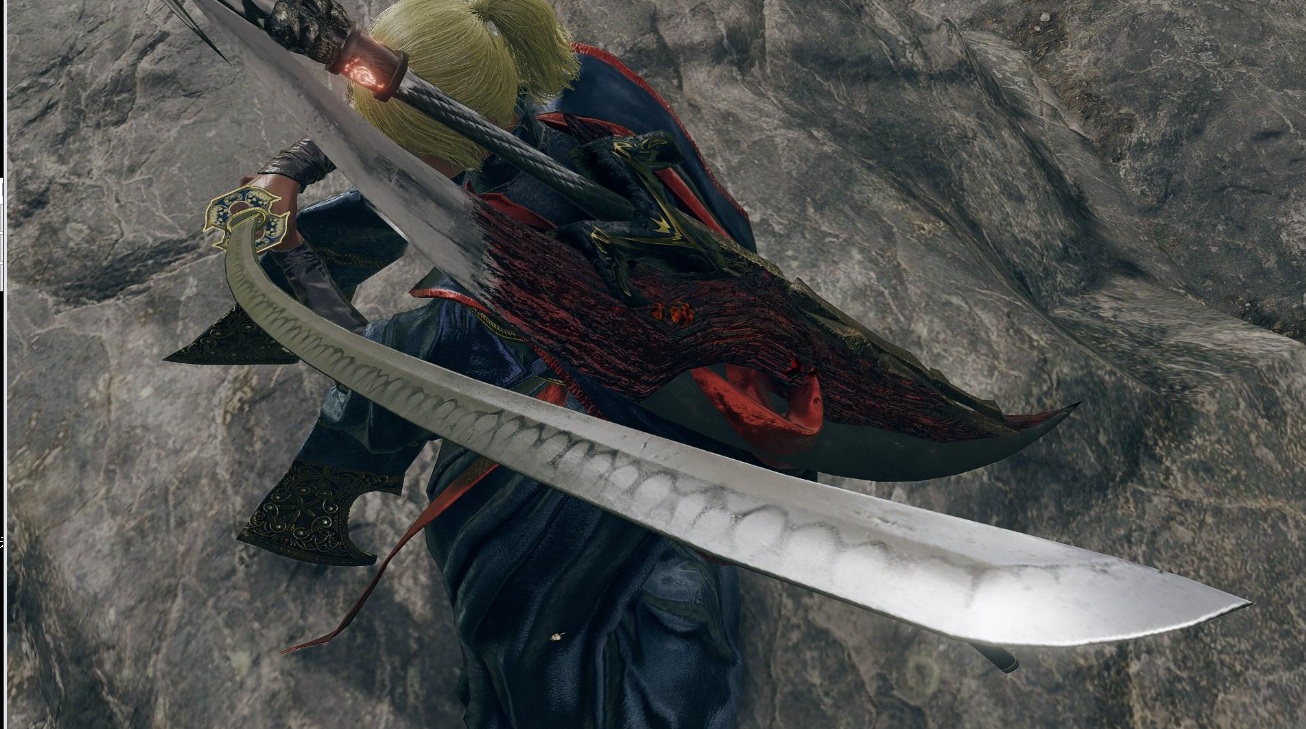 《艾爾登法環》鬼泣5閻魔刀替換名刀月隱MOD