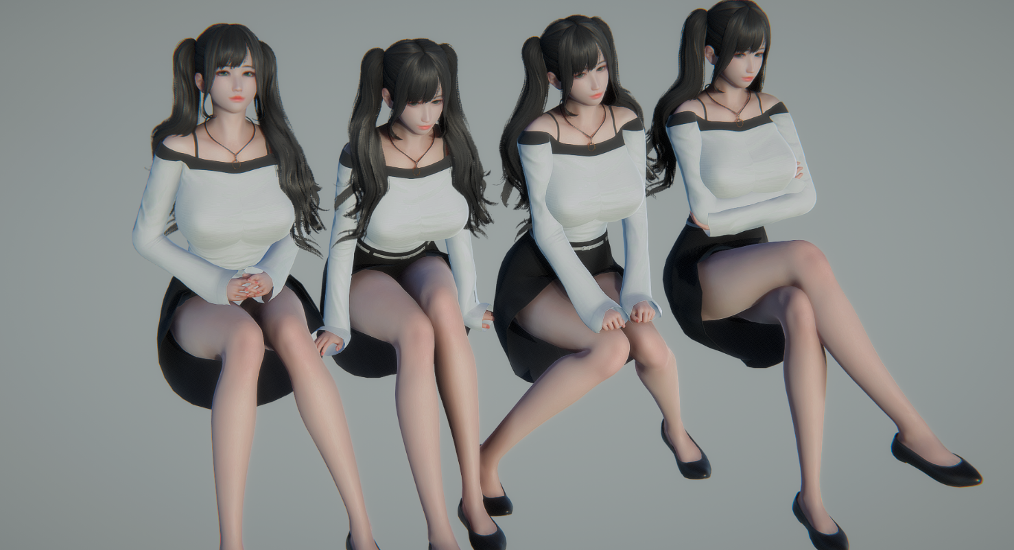 《ROOM Girl》黑發(fā)雙馬尾火辣眼鏡娘MOD