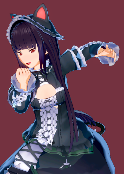《戀活Sunshine》貓耳哥特風睡衣美少女MOD
