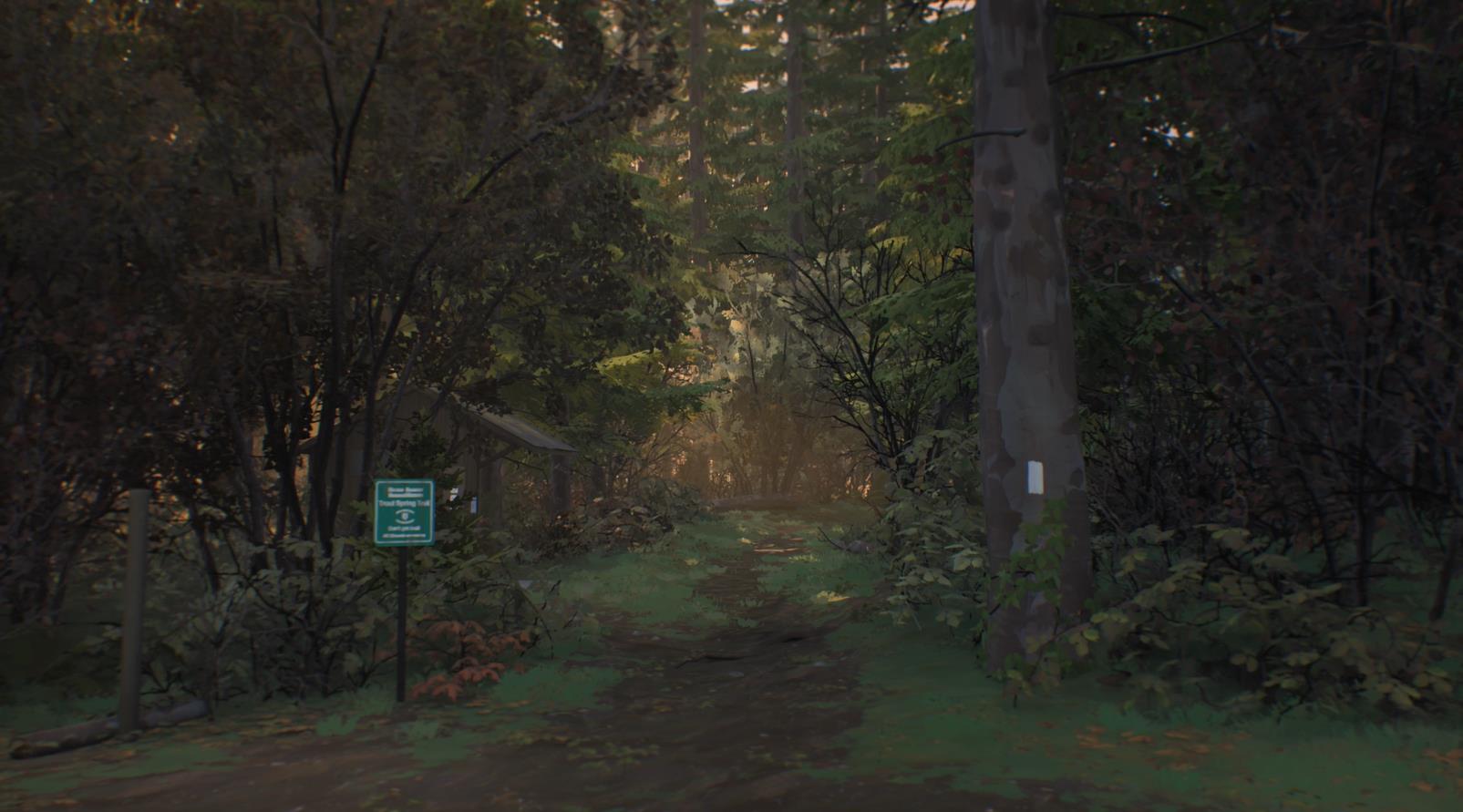《Wallpaper Engine》景區森林的小路動態壁紙