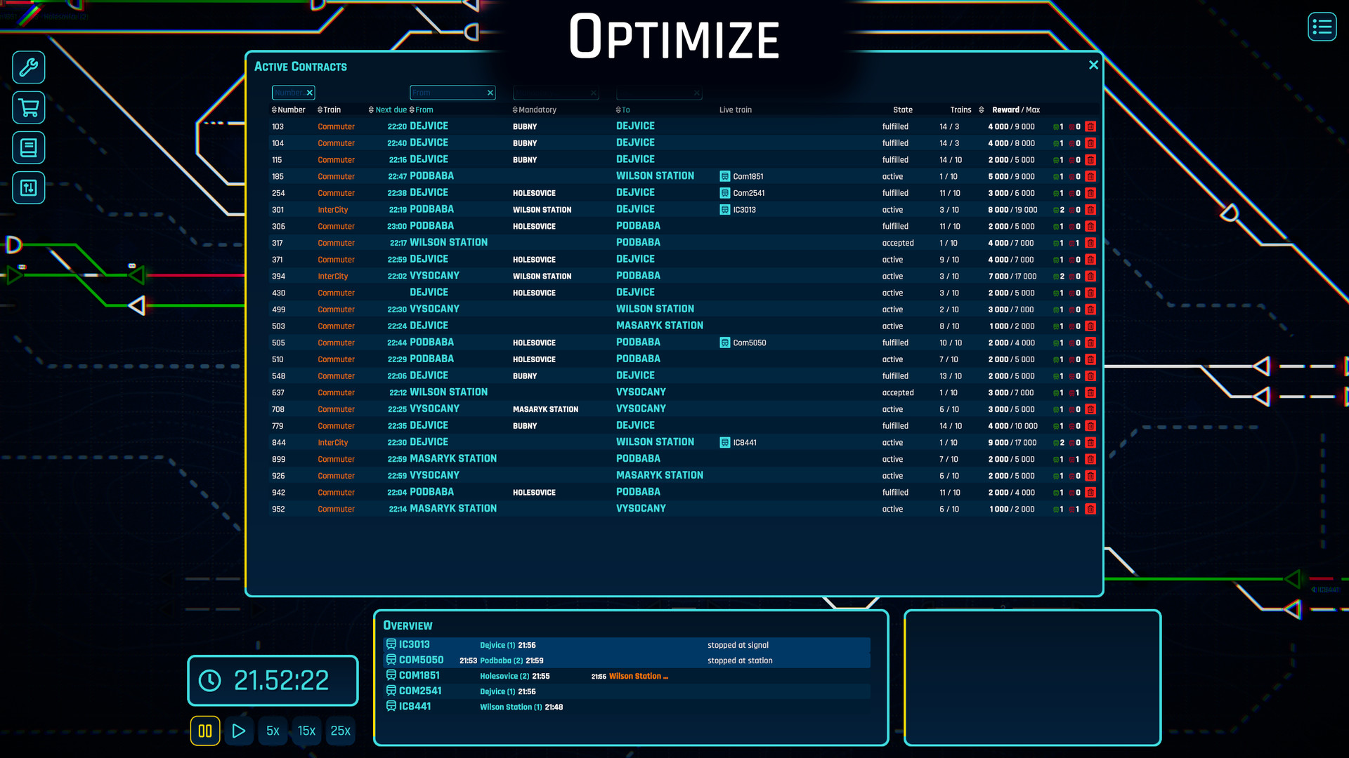 鐵路路線中文版