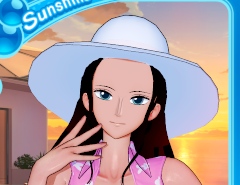 《戀活Sunshine》海賊王性感羅賓泳裝日光浴MOD