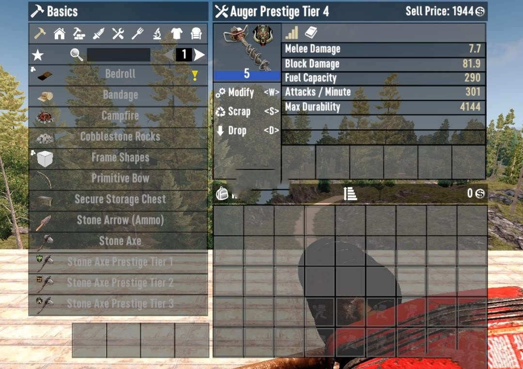 《七日殺》工具增加聲望等級MOD