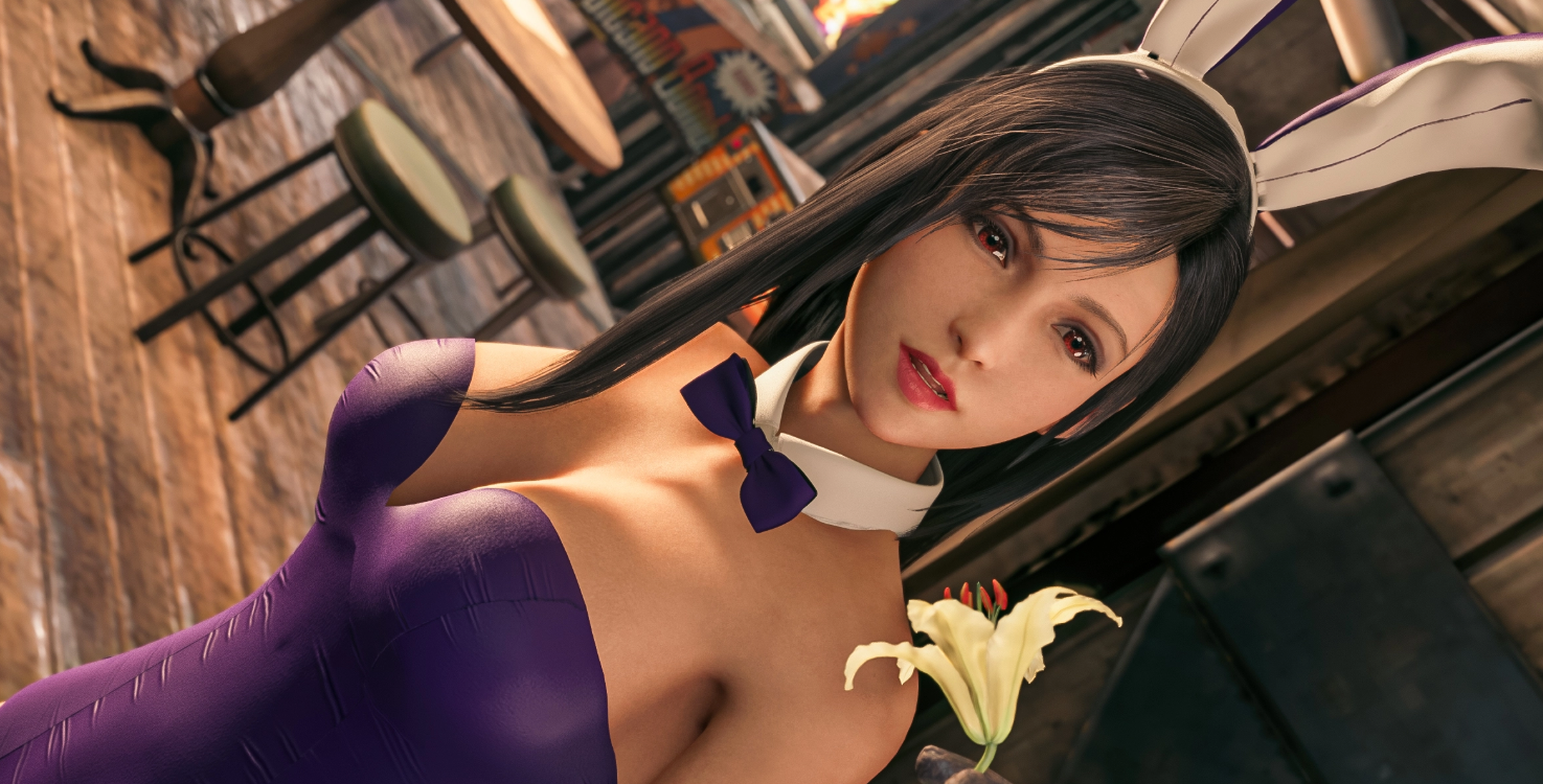 《最終幻想7：重制版》蒂法絕美兔女郎MOD