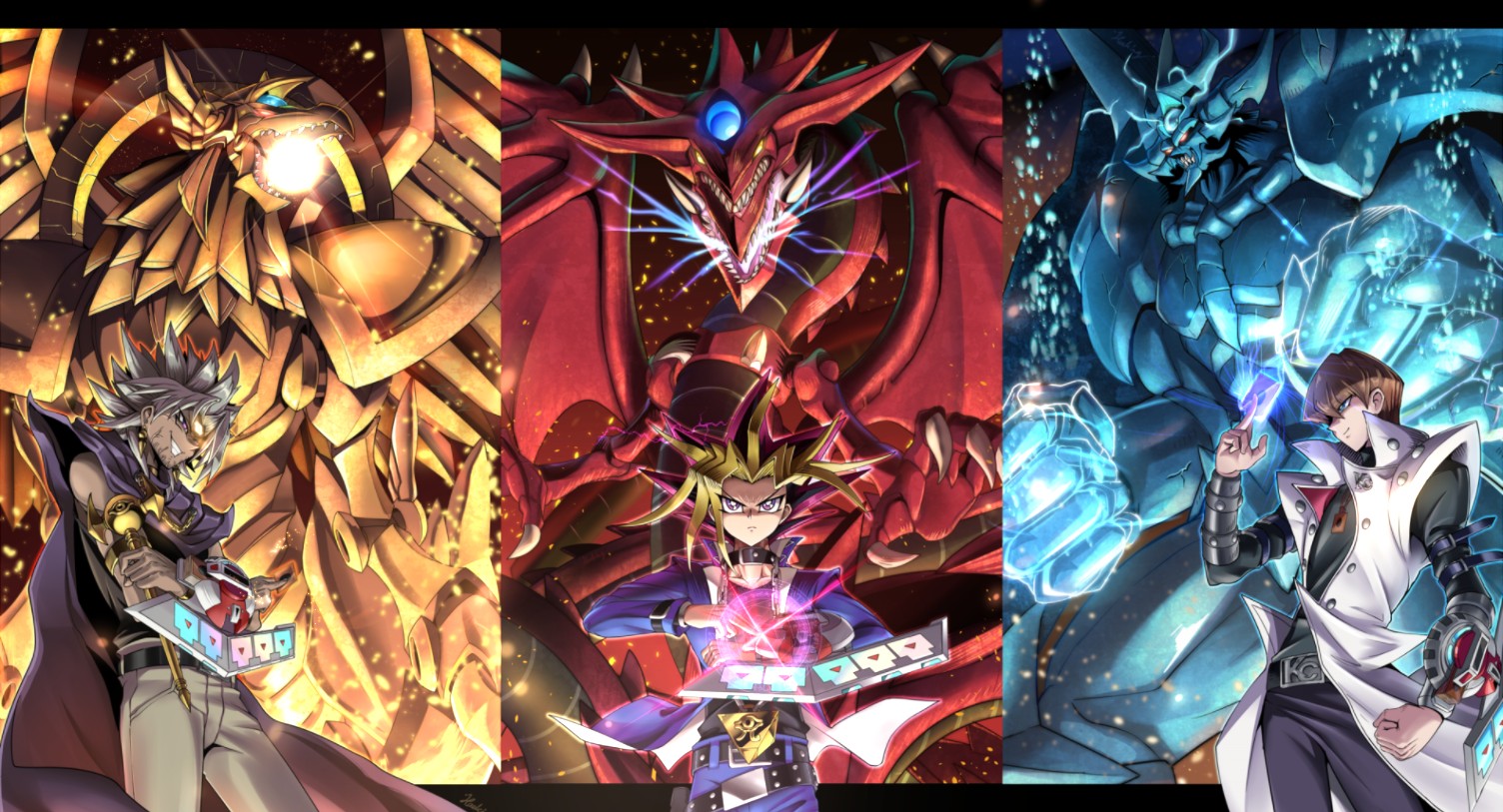 《Wallpaper Engine》武藤游戲與三幻神動態壁紙