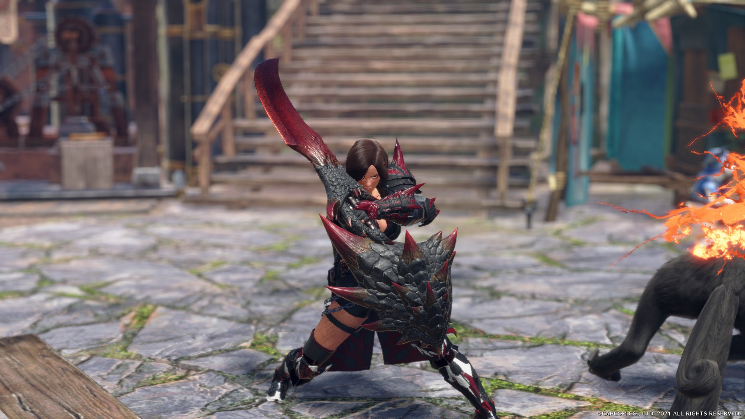《怪物獵人：崛起》黑棘龍單手劍MOD